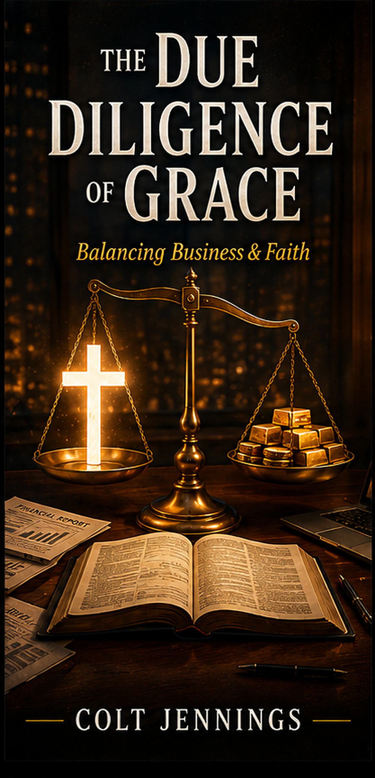 Draft cover of The Due Diligence of Grace by Colt Jennings